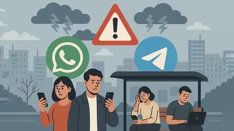 РКН сообщил о частичном ограничении WhatsApp и Telegram из-за мошенников