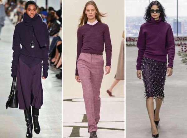 Королевский фиолетовый — главный цвет осени: стилист рассказала, как его носить