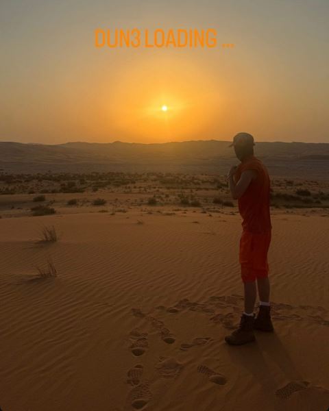 Тимоти Шаламе показал фото со съёмок «Дюны 3»