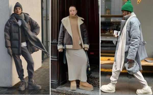 Угги, дутики, moon boots: как носить теплую обувь и выглядеть аккуратно